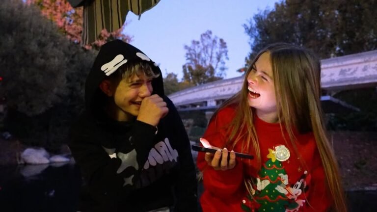 Salish Matter celebrating her 14th birthday in 2024, laughing outdoors with Nidal Wonder.