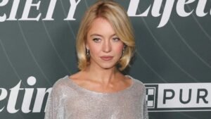 Sydney Sweeney Dazzles in Silver Sheer Gown — See the Pics!